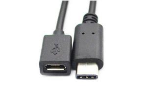 مبدل Micro USB2.0 B/F به USB Type C فرانت